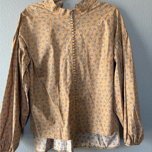 NWOT Just Female Button-Up Blouse